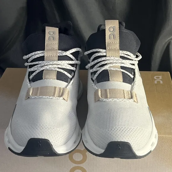 🎉👞ON Running Cloud Cloudnova White Sand Women's Casual Fashion Sneakers