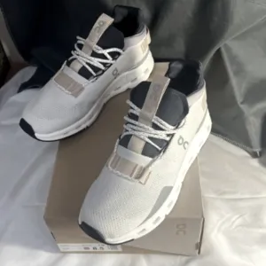 🎉👞ON Running Cloud Cloudnova White Sand Women's Casual Fashion Sneakers