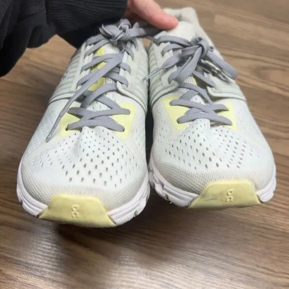 ON Womens Cloudswift 41.99577 Gray/Yellow Helion Running Shoes Sneakers Size 8.5