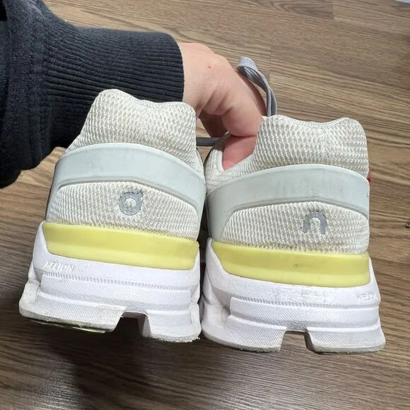 ON Womens Cloudswift 41.99577 Gray/Yellow Helion Running Shoes Sneakers Size 8.5