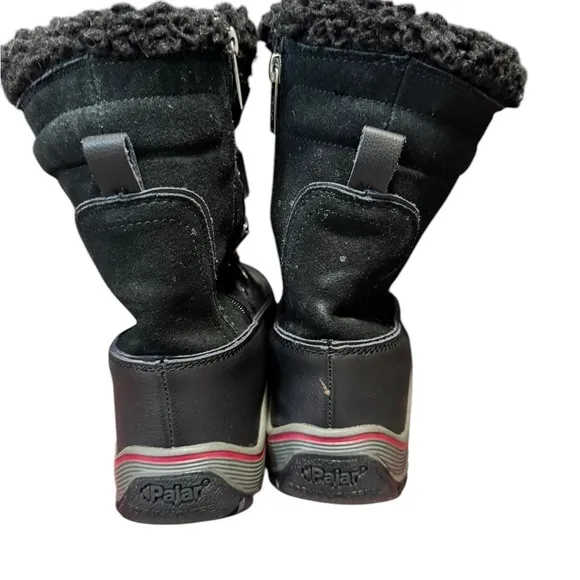 Pajar Alina Women's Black Mid-Calf Lace Up WP Winter Boots EU 38 US 7-7.5  Snow