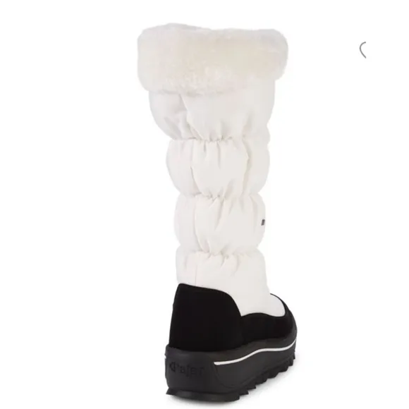 PAJAR Tegan Faux Fur-Trim Snow Boots SIZE 38