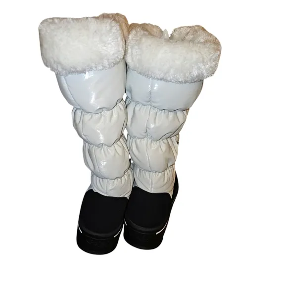 PAJAR Tegan Faux Fur-Trim Snow Boots SIZE 38