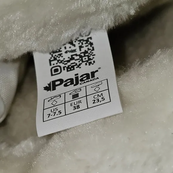 PAJAR Tegan Faux Fur-Trim Snow Boots SIZE 38