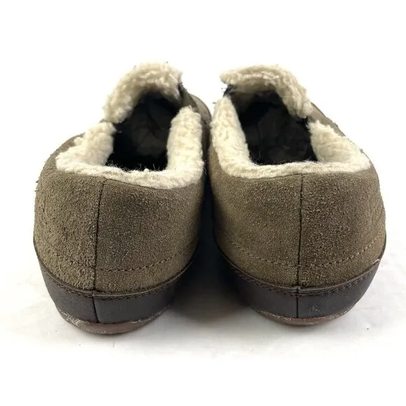 Patagonia Canteen Shoes 7.5 Brown Suede Shearling Lined Slipper Womens 38.5