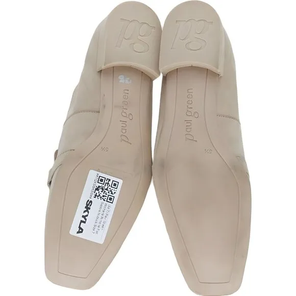 Paul Green Rimona Flat Sabbia Nubuck Shoes for Women Size 7