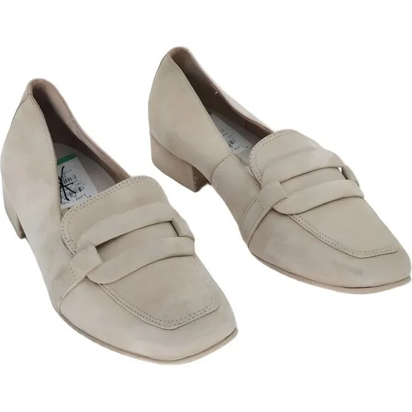 Paul Green Rimona Flat Sabbia Nubuck Shoes for Women Size 7