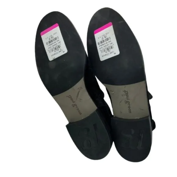 Paul Green Women's Black Suede Booties Size 8M US / 5.5UK