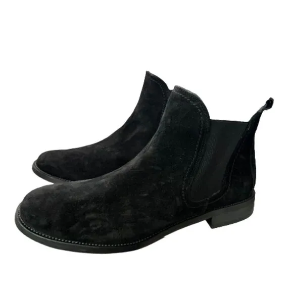Paul Green Women's Black Suede Booties Size 8M US / 5.5UK