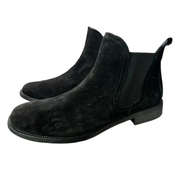 Paul Green Women's Black Suede Booties Size 8M US / 5.5UK