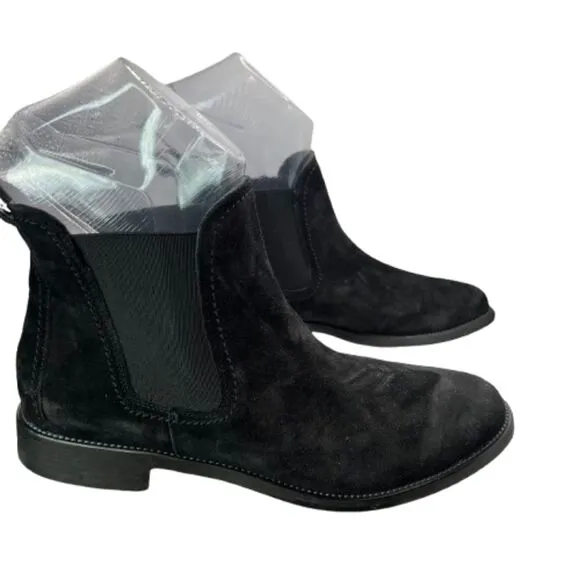 Paul Green Women's Black Suede Booties Size 8M US / 5.5UK