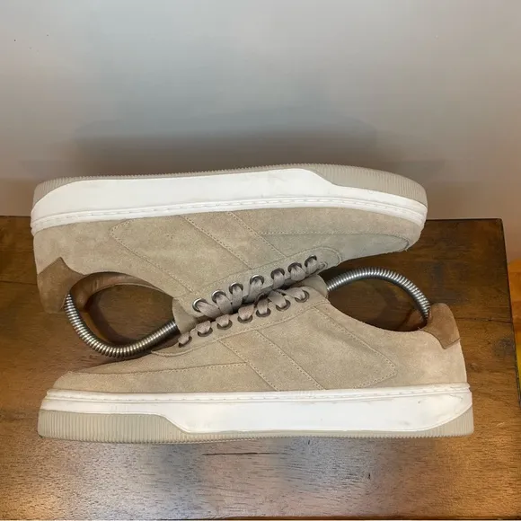 Peter Millar | Vantage Suede Shoes - Beige Tan ; Womens 9.5