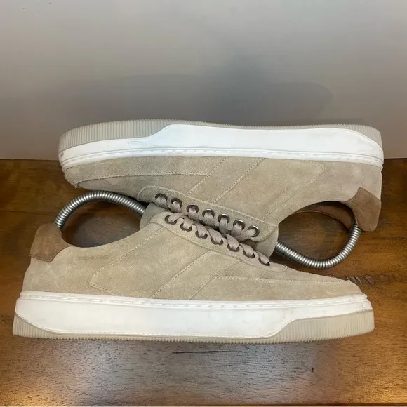 Peter Millar | Vantage Suede Shoes - Beige Tan ; Womens 9.5