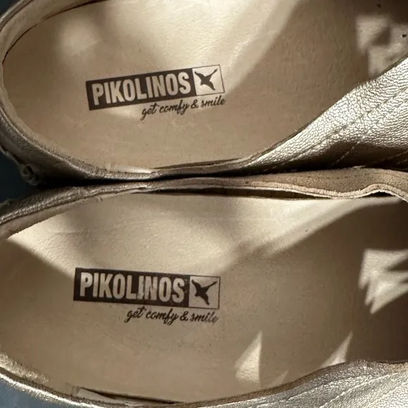 Pikolinos Metallic Slip-On Shoes size 10.5 - 41 Europa  brand new with out box