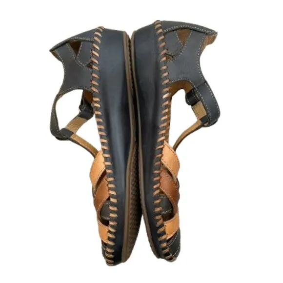 Pikolinos Worn Once Women's Puerto Vallarta Leather Sandals Size 38/US 7.5-8