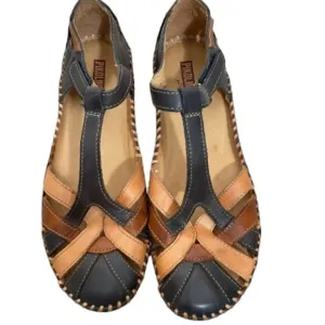 Pikolinos Worn Once Women's Puerto Vallarta Leather Sandals Size 38/US 7.5-8