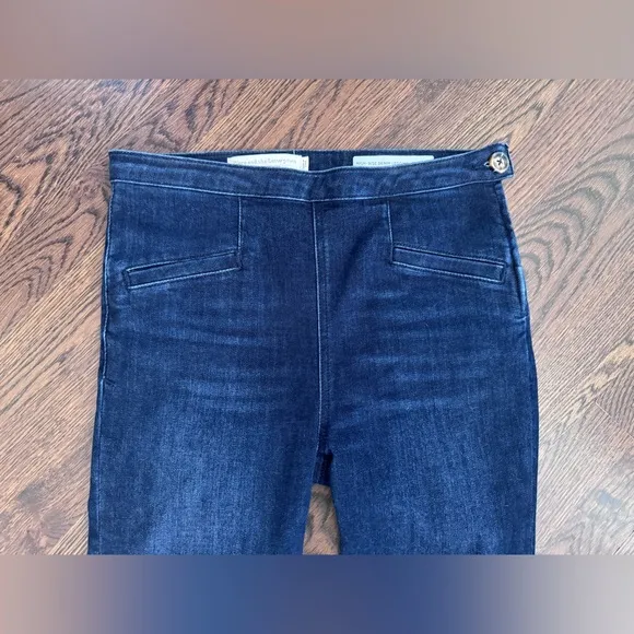 Pilcro and the Letterpress by Anthropologie High-Rise Denim Trouser Legging Jean