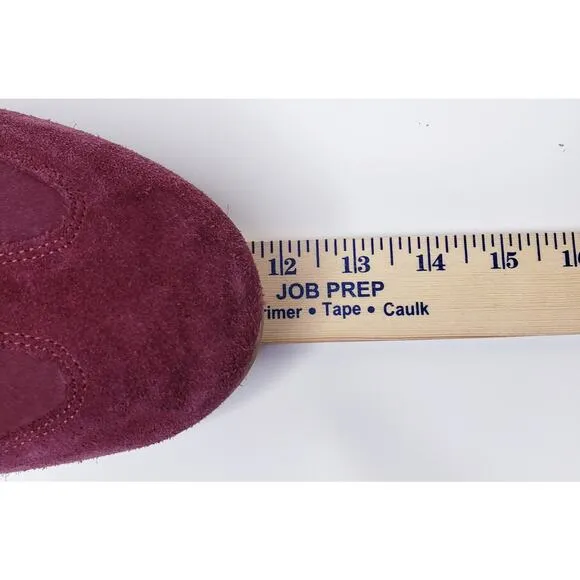 PILOTI Endurance Suede Driving Shoes Sneakers Men's Size 11 Burgundy in VGUC