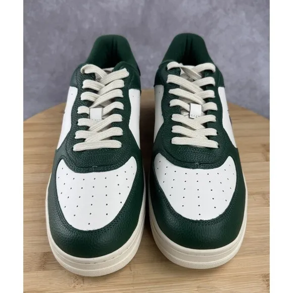 Polo Ralph Lauren Masters CRT-SK-LTL Men's SZ 11.5 Green Leather Casual Shoes