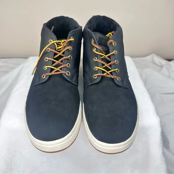 Polo Ralph Lauren Shrunken Sneaker Boots Men's Black Nubuck Ankle Size 12 NWOB