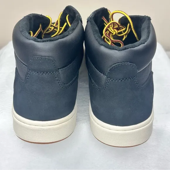 Polo Ralph Lauren Shrunken Sneaker Boots Men's Black Nubuck Ankle Size 12 NWOB
