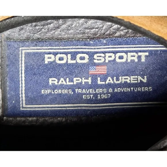 Polo Sport Ralph Lauren Brown Ranger Ankle Combat Boots Duck  Men's Size 12D