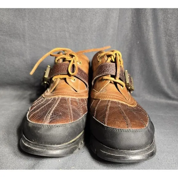 Polo Sport Ralph Lauren Brown Ranger Ankle Combat Boots Duck  Men's Size 12D