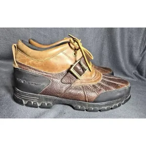 Polo Sport Ralph Lauren Brown Ranger Ankle Combat Boots Duck  Men's Size 12D