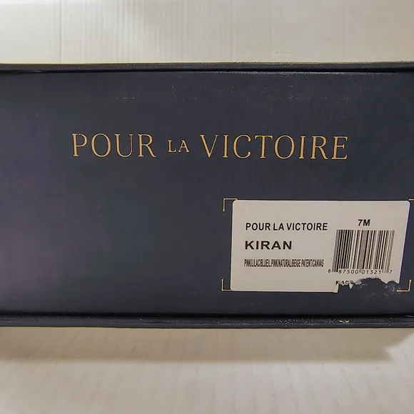 Pour La Victoire Beige and Pink Women's Heels