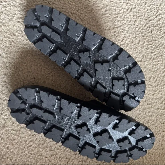 Prada Black Slide Sandals