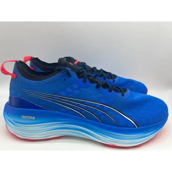 Puma ForeverRun Nitro Blue Men's Running Shoes Size 12 NEW