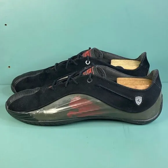 Puma Kraftek SF Black/Red Ferrari Mens Fashion Sneakers   Shoes size  11.5