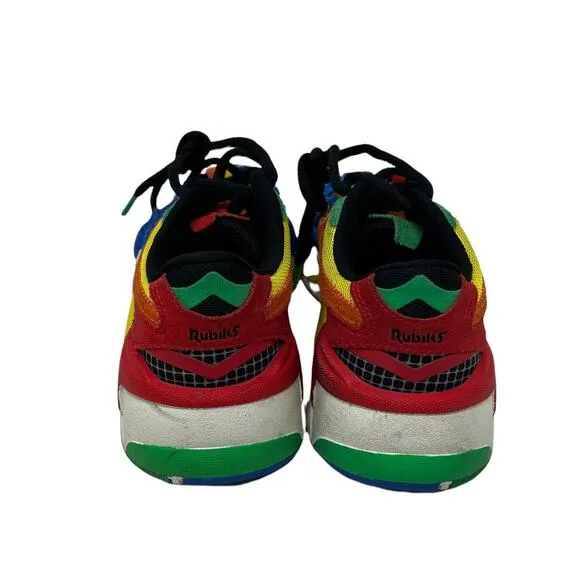 Puma RS-X3 RUBIKS Palace Blue Red Rubiks Cube Fashion Sneaker Shoes Kids 6.5C