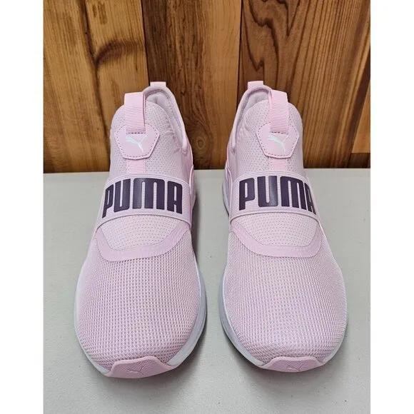 Puma Softride Enzo Evo Slip On Pink Big Kid's Shoes Size 7