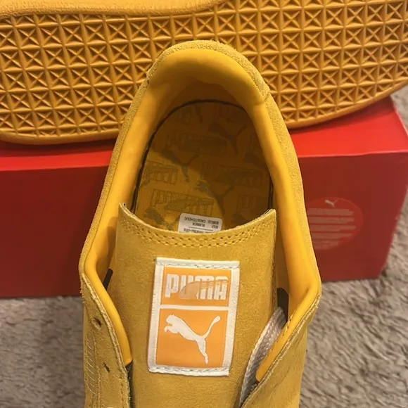 Puma Suede Classics shoes sneakers new 356568 47 gold fusion team gold men’s