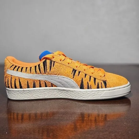 Puma Suede Frosted Flakes Tony The Tiger Shoes Stripes Youth 5.5 Big Kids New
