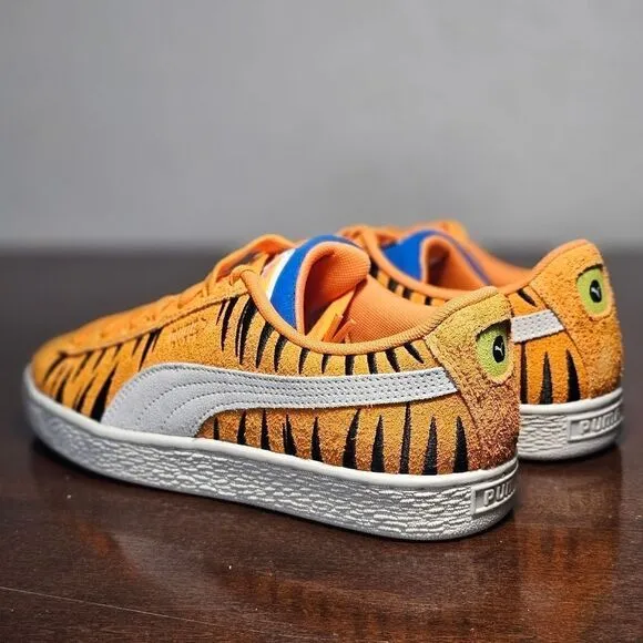 Puma Suede Frosted Flakes Tony The Tiger Shoes Stripes Youth 5.5 Big Kids New