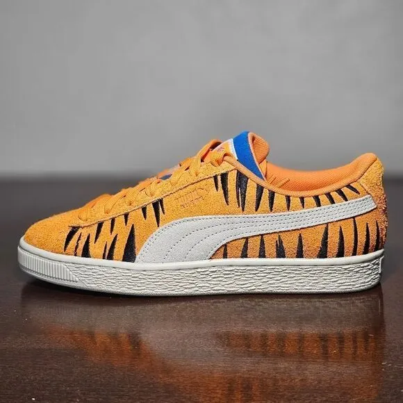 Puma Suede Frosted Flakes Tony The Tiger Shoes Stripes Youth 5.5 Big Kids New
