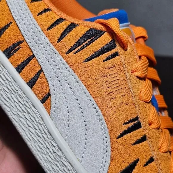 Puma Suede Frosted Flakes Tony The Tiger Shoes Stripes Youth 5.5 Big Kids New