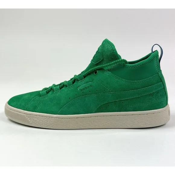 Puma Suede Mid Big Sean Mens 9.5 Jelly Bean Green Sneakers Shoes 366252-02