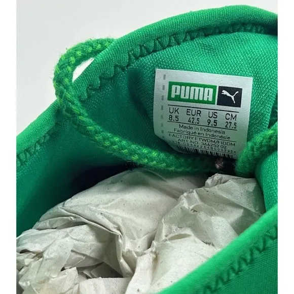 Puma Suede Mid Big Sean Mens 9.5 Jelly Bean Green Sneakers Shoes 366252-02