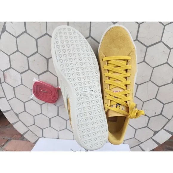 PUMA X HARIBO SUEDE Triplex 382560-01 Mimosa/ White- Men Size 12 US rare