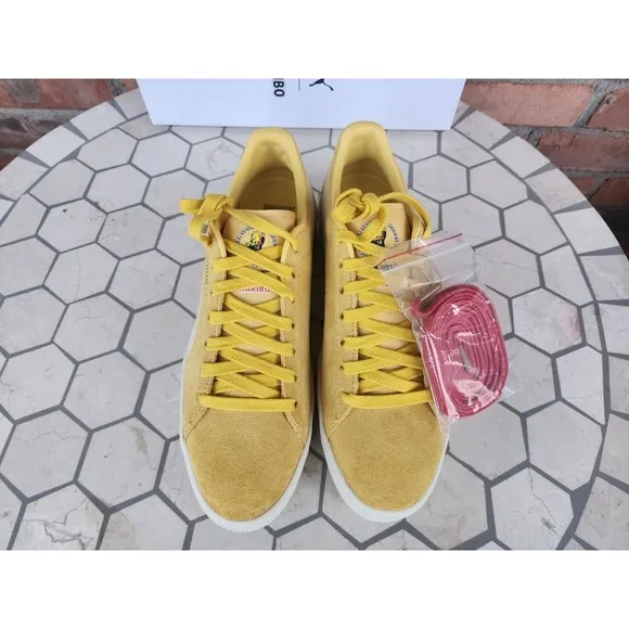 PUMA X HARIBO SUEDE Triplex 382560-01 Mimosa/ White- Men Size 12 US rare