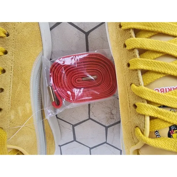 PUMA X HARIBO SUEDE Triplex 382560-01 Mimosa/ White- Men Size 12 US rare