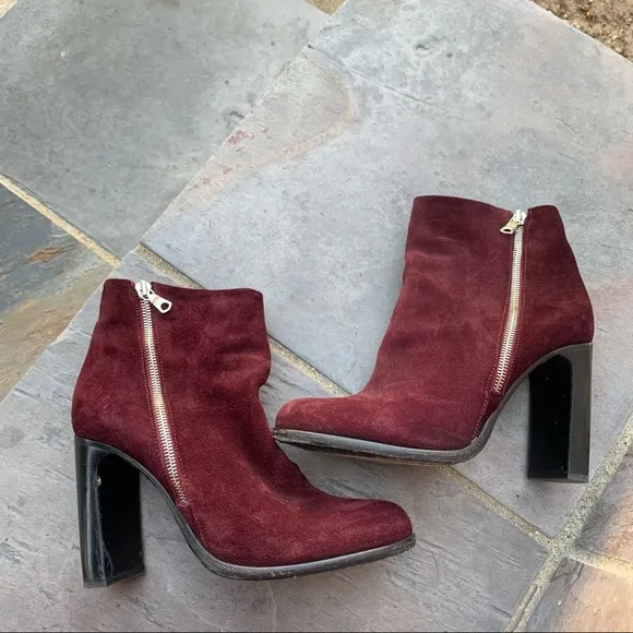 RAG &amp; BONE Avery Suede Zipper Ankle Bootie!