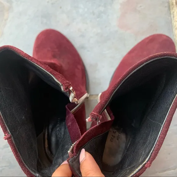 RAG &amp; BONE Avery Suede Zipper Ankle Bootie!