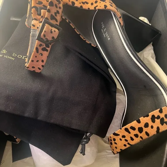 Rag &amp; Bone Brown and Black Sandals