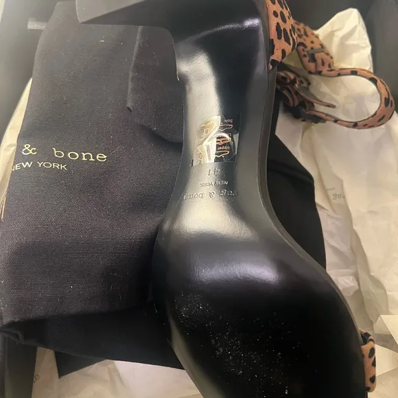 Rag &amp; Bone Brown and Black Sandals