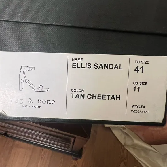 Rag &amp; Bone Brown and Black Sandals