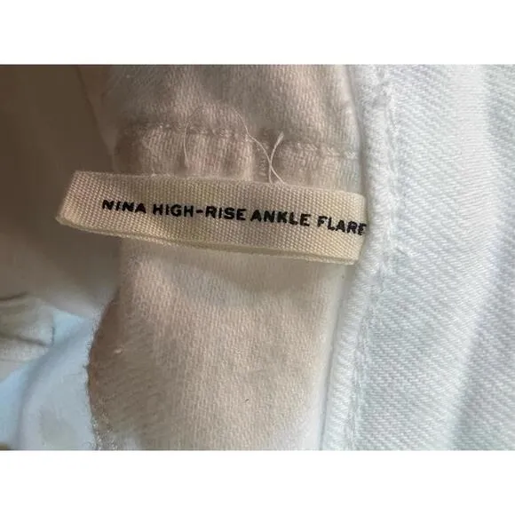 RAG &amp; BONE NINA HIGH RISE ANKLE FLARE LEG JEANS SZ 28
